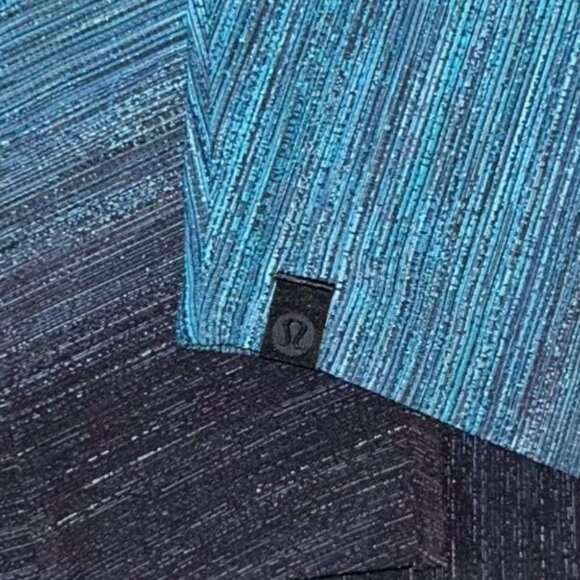 Lululemon Lab Varsa Hoodie Aurora Glow Jacquard Black True Navy M - Picture 5 of 9